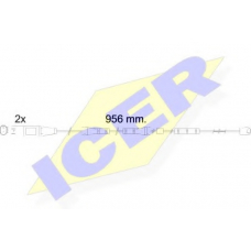 610556 E C ICER Сигнализатор, износ тормозных колодок