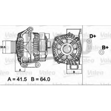 437504 VALEO Генератор