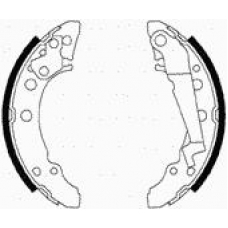 153-470 CIFAM Комплект тормозных колодок