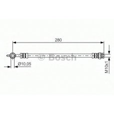 1 987 481 444 BOSCH Тормозной шланг