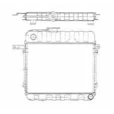 514299 NRF Радиатор, охлаждение двигателя