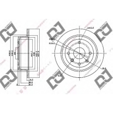 BD1088 DJ PARTS Тормозной диск