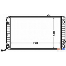 8MK 376 766-181 HELLA Радиатор, охлаждение двигателя