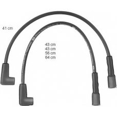 ZEF574 BERU Комплект проводов зажигания