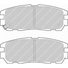 FDB1017 FERODO Комплект тормозных колодок, дисковый тормоз