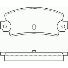 T0659 PAGID Комплект тормозных колодок, дисковый тормоз