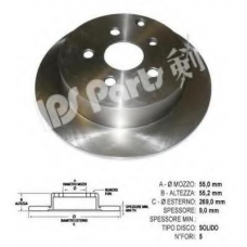 IBP-1210 IPS Parts Тормозной диск