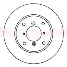 561599B BENDIX Тормозной диск