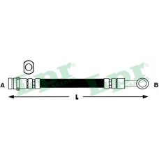 6T48288 LPR Тормозной шланг