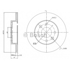 0 986 BB4 294 BOSCH Тормозной диск