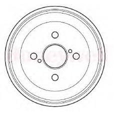 329083B BENDIX Тормозной барабан