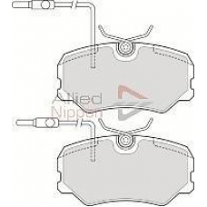 ADB11098 COMLINE Комплект тормозных колодок, дисковый тормоз