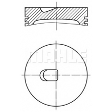 676 09 00 MAHLE Поршень