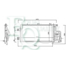 CO0151 EQUAL QUALITY Конденсатор, кондиционер