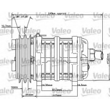 815802 VALEO Компрессор, кондиционер