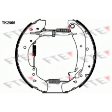 TK2506 FTE Комплект тормозных колодок