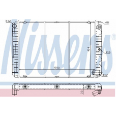 65516 NISSENS Радиатор, охлаждение двигателя