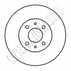 FBD538 FIRST LINE Тормозной диск