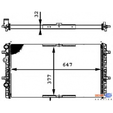 8MK 376 716-321 HELLA Радиатор, охлаждение двигателя