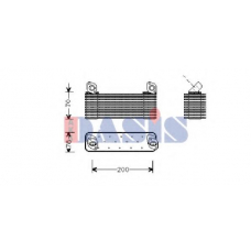 136340N AKS DASIS Масляный радиатор, двигательное масло
