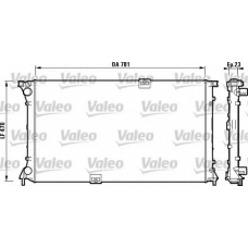 732902 VALEO Радиатор, охлаждение двигателя