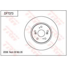 DF7373 TRW Тормозной диск