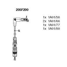 205F200 BREMI Комплект проводов зажигания