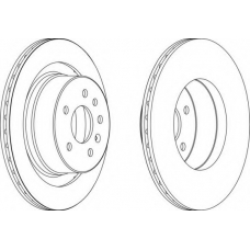 DDF1604 FERODO Тормозной диск