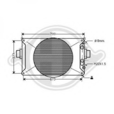 8213120 DIEDERICHS Радиатор, охлаждение двигателя