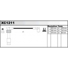 XC1211 QUINTON HAZELL Комплект проводов зажигания