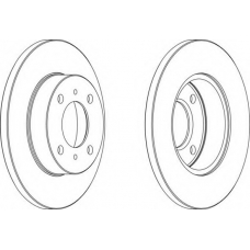 DDF998-1 FERODO Тормозной диск