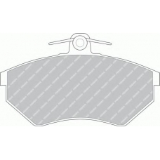 FDB774 FERODO Комплект тормозных колодок, дисковый тормоз