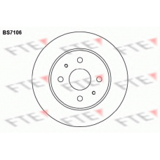 BS7106 FTE Тормозной диск
