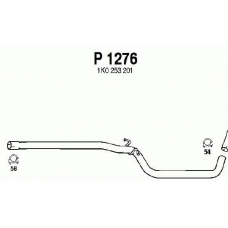 P1276 FENNO Труба выхлопного газа