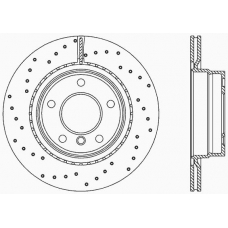 BDRS2334.25 OPEN PARTS Тормозной диск