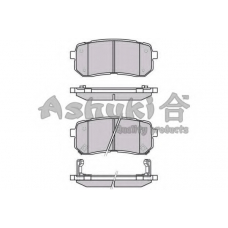 I043-10O ASHUKI Комплект тормозных колодок, дисковый тормоз