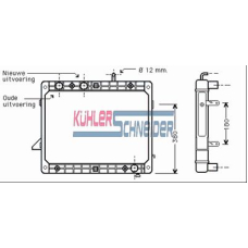 0450701 KUHLER SCHNEIDER Радиатор, охлаждение двигател