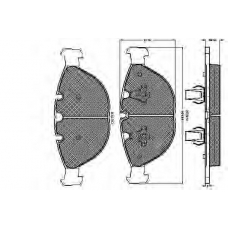 32465 SPIDAN Комплект тормозных колодок, дисковый тормоз