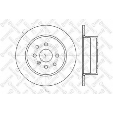 6020-3623-SX STELLOX Тормозной диск