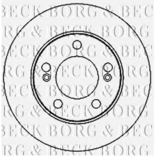 BBD4681 BORG & BECK Тормозной диск