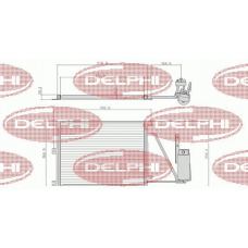 TSP0225105 DELPHI Конденсатор, кондиционер