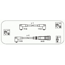 ABM58 JANMOR Комплект проводов зажигания