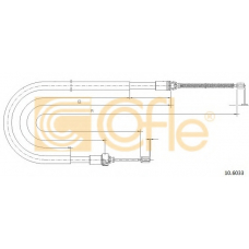 10.6033 COFLE Трос, стояночная тормозная система