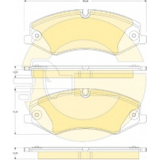 6118251 GIRLING Комплект тормозных колодок, дисковый тормоз