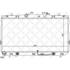 10-25300-SX STELLOX Радиатор, охлаждение двигателя