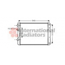 58002249 VAN WEZEL Радиатор, охлаждение двигателя