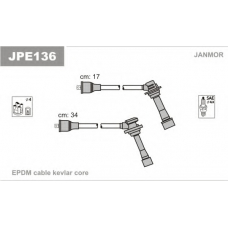 JPE136 JANMOR Комплект проводов зажигания