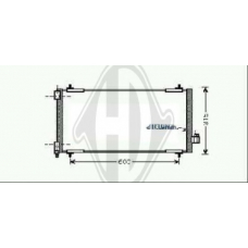 8424311 DIEDERICHS Конденсатор, кондиционер