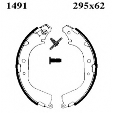 01491 BSF Комплект тормозных колодок