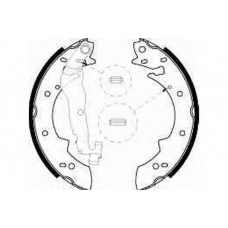 GS8524 TRW Комплект тормозных колодок